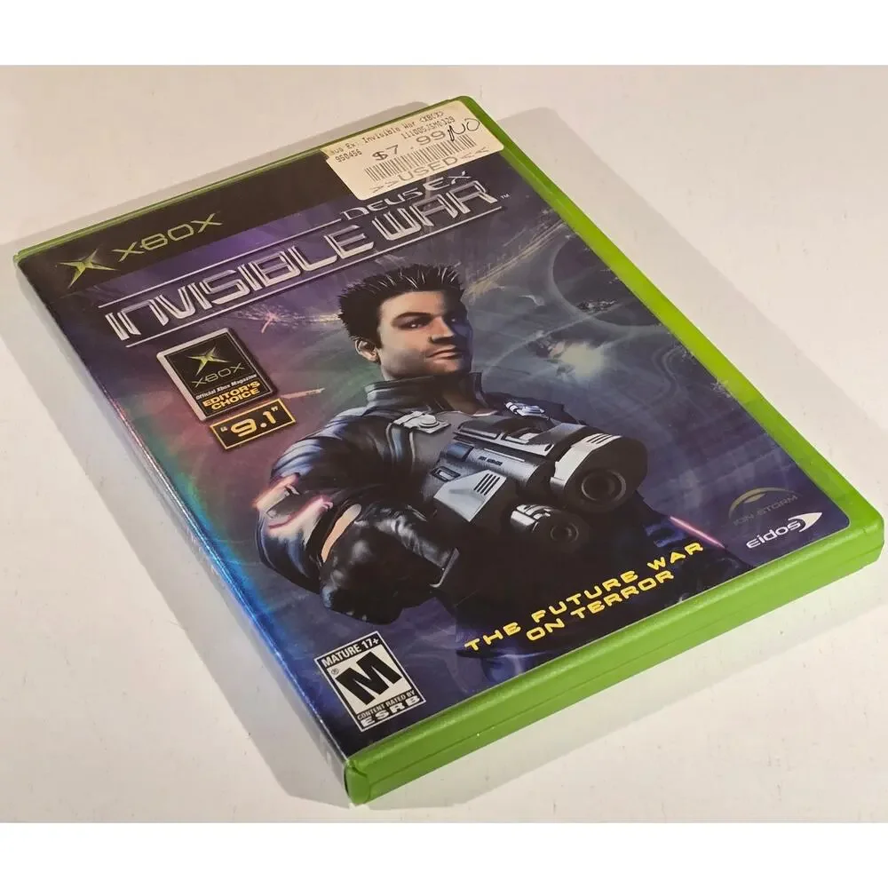 Original Xbox Deus Ex Invisible War CIB Complete